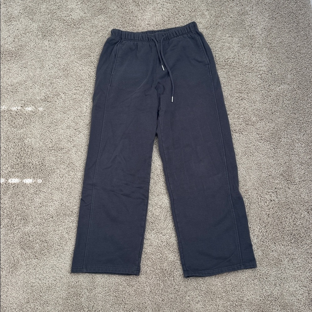 GARAGE wide leg sweatpants